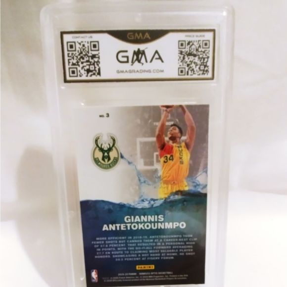 2019 Giannis Antetokounmpo #3 SPLASH! - Picture 2 of 2
